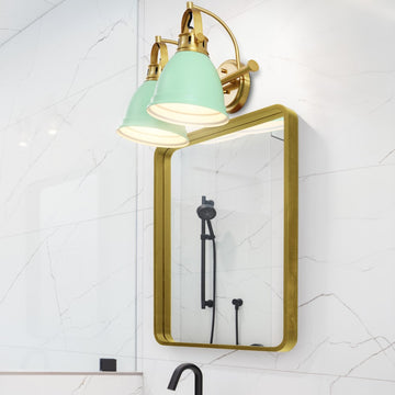 Phineas Farmhouse Bohemian Iron LED Vanity - JONATHAN Y